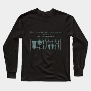 "we came in pieces for all mankind" Long Sleeve T-Shirt